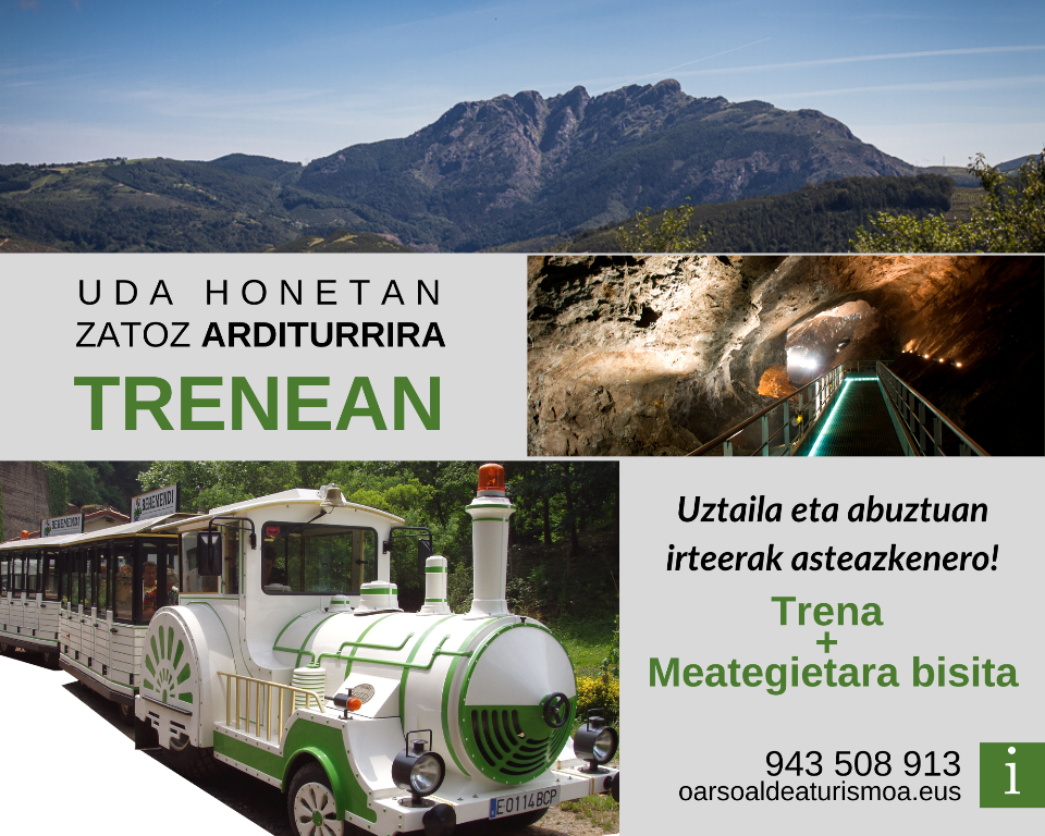 Uztailean eta abuztuan, asteazkenero Tren Berdean Arditurrira